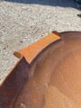 Mísa na vodu 80 × 21 cm se žlabem - Corten