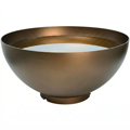 Mísa na vodu z lakované oceli Deep vysoká 100x51 cm - Antický bronz