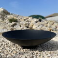 Mísa z lakované oceli na vodu BLACK 80 x 21cm