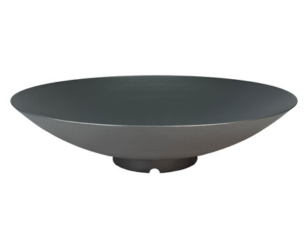 Mísa z lakované oceli na vodu 60 x 14 cm - Antracit
