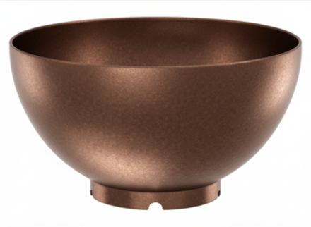 Mísa na vodu z lakované oceli Deep vysoká 100x51 cm - Antický bronz