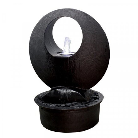 Boucle Bronze - sklobetonová fontána s kulatým podstavcem