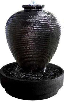Cyprus Jar Bronze s podstavcem - fontána interiér / exteriér