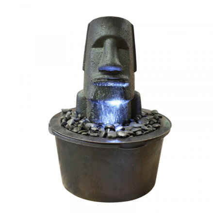 MOAI 80/120 - sklobetonová fontána exteriér