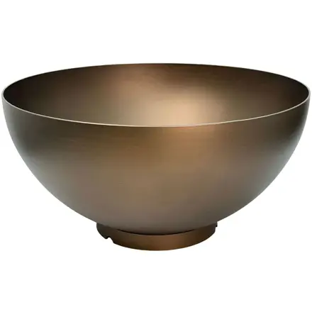 Mísa na vodu z lakované oceli Deep vysoká 80x40 cm - Antický bronz