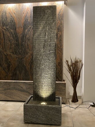 Vodní stěna Stříbrná galaxie 170 cm