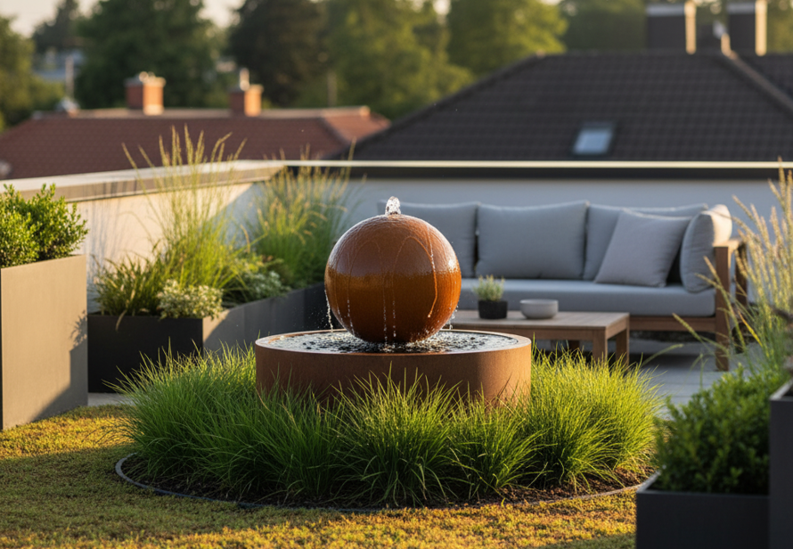 Fontána na střeše? Proč ne...