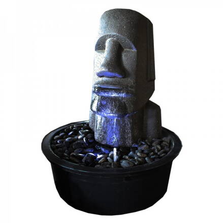MOAI 60 - sklobetonová fontána exteriér